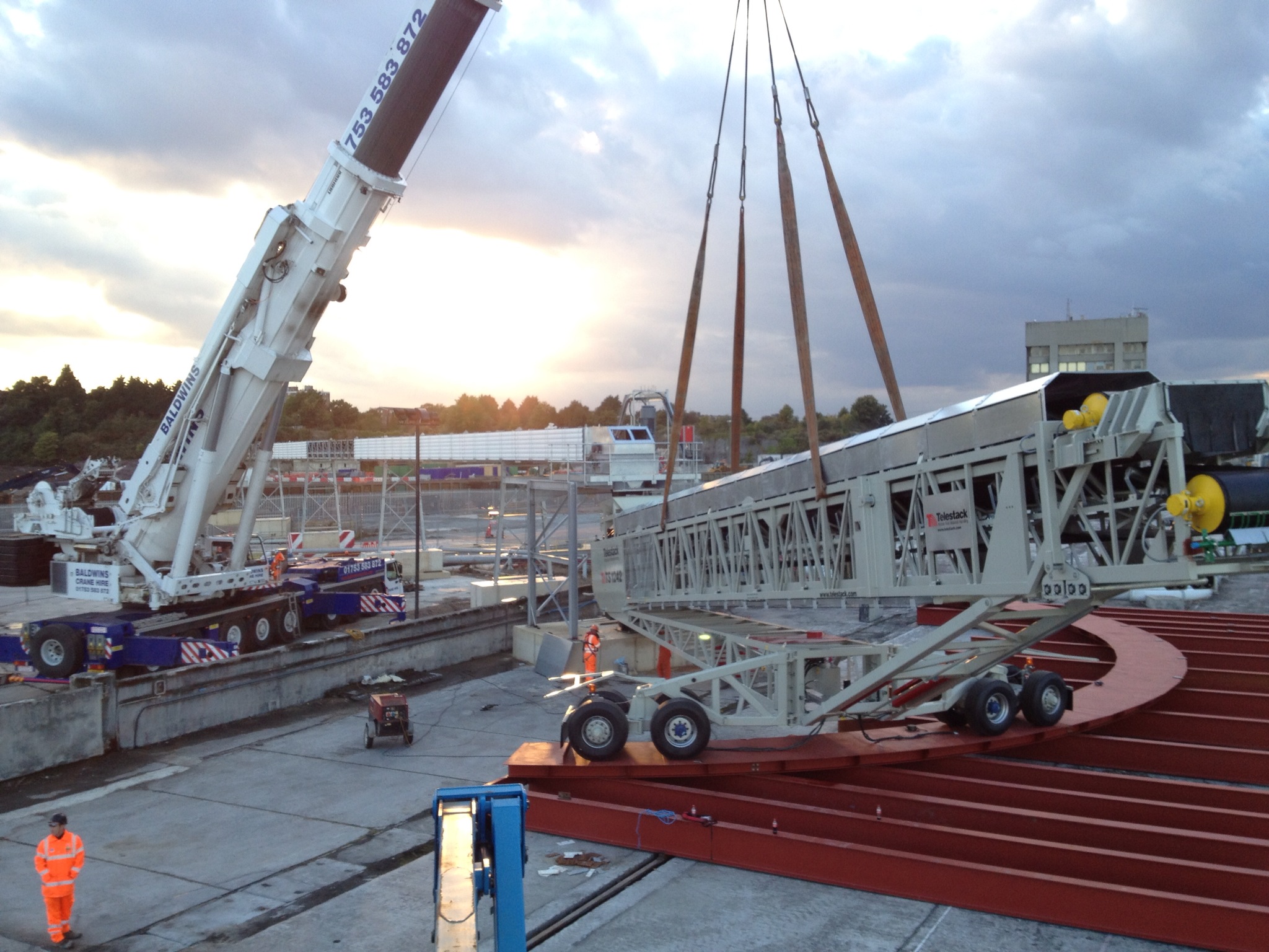 Northfleet quarry conveyor section