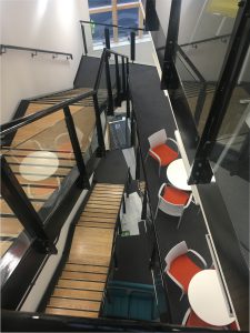 New feature staircase at PSP